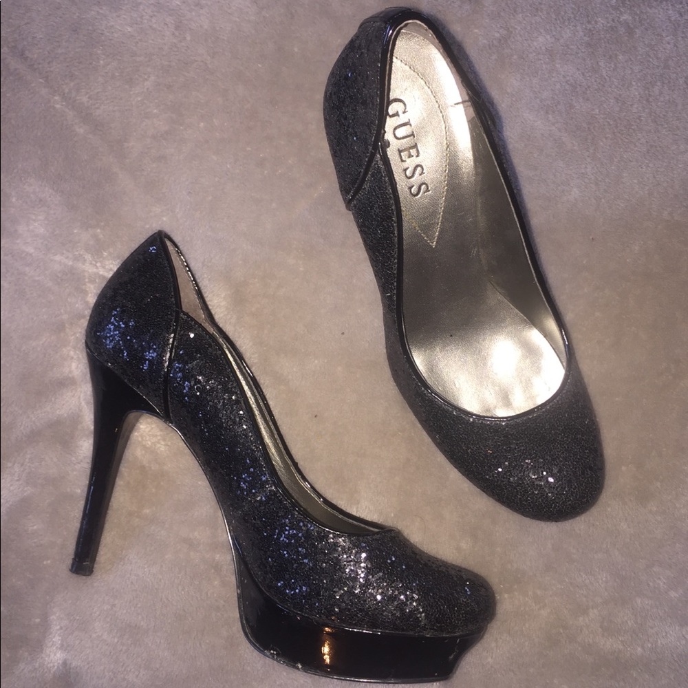 Sparkly Guess High Heels